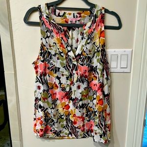 Made by Rose E. Rhyme Size M.  Floral Summer Top.
